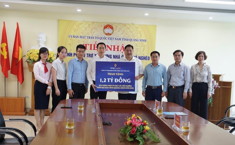 DOJILAND ủng hộ cho các hoạt động xã hội tại tỉnh Quảng Ninh